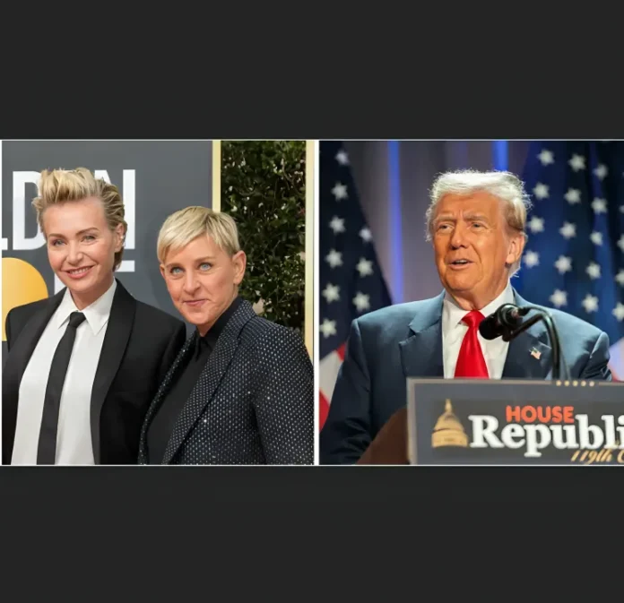 ellen degeneres leaves united states
