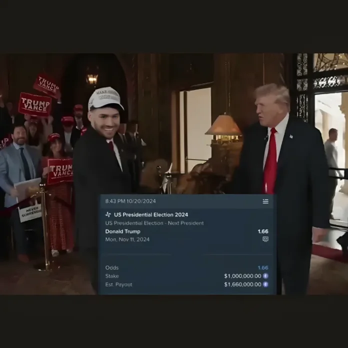 Adin Ross bet on Trump election 2024