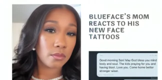 Blueface’s Mom Speaks Out on His Latest Face Ink – You Won’t Believe Her Reaction! Blueface mom reacts to new face tattoos