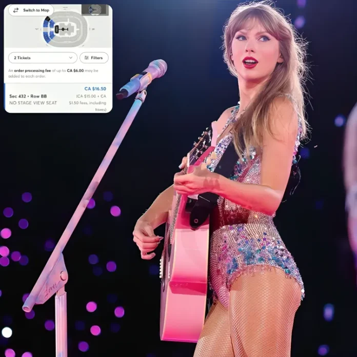 Ticketmaster no-view seats Eras Tour