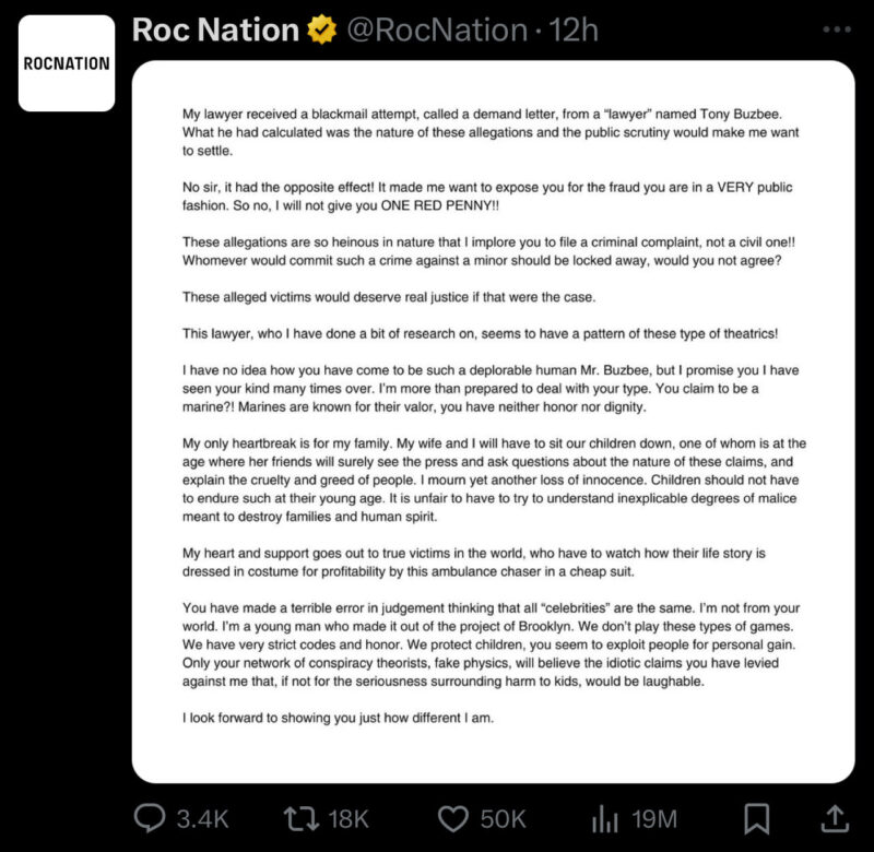 Jay-Z rape allegations defense