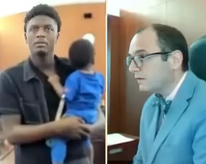 Houston man goes to court with baby story