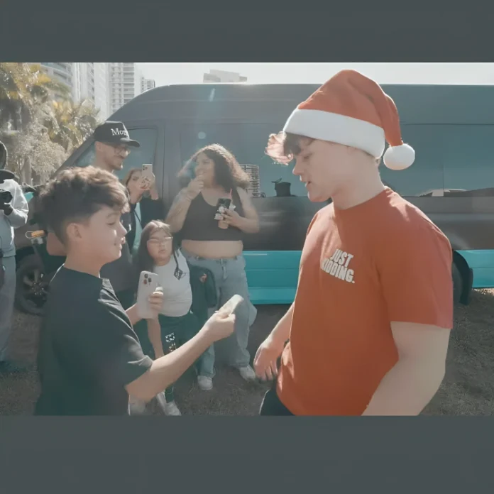 Lil Pump Christmas giveaway greedy woman demands PS5s