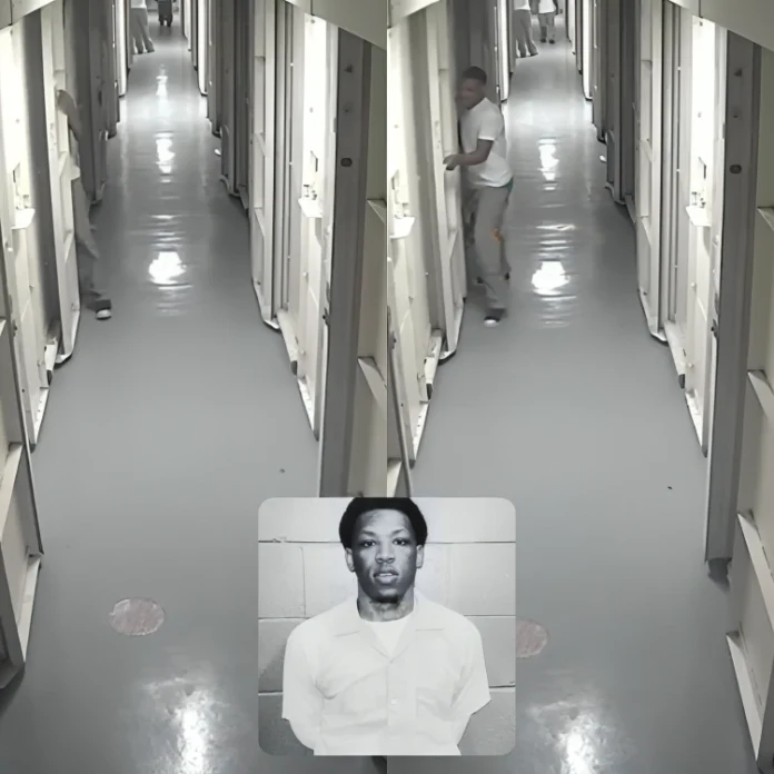 footage of Rondonumbanine in his cell