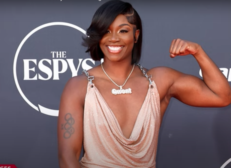 Claressa Shields fiery rap Bossman Dlow track