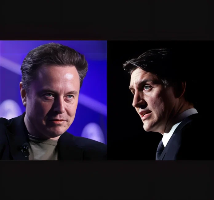 elon musk responds to Trudeau canada usa