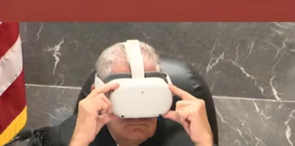 Florida Judge Uses VR to Review Evidence and Test Defense Animation in Trial Florida judge VR headset court case evidence
