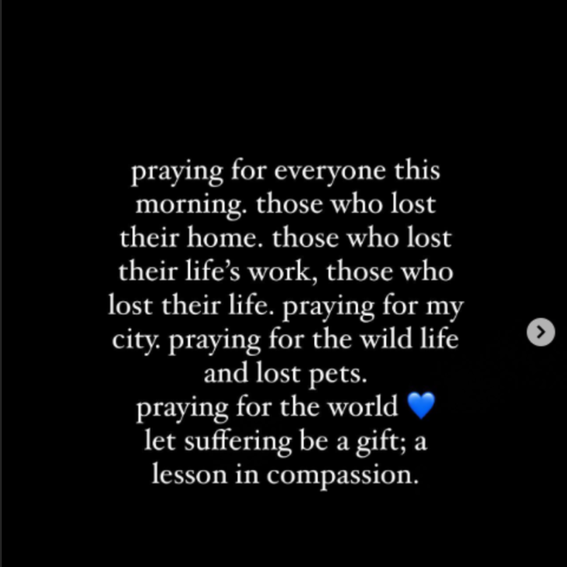 Jhené Aiko speaks about California fires impact