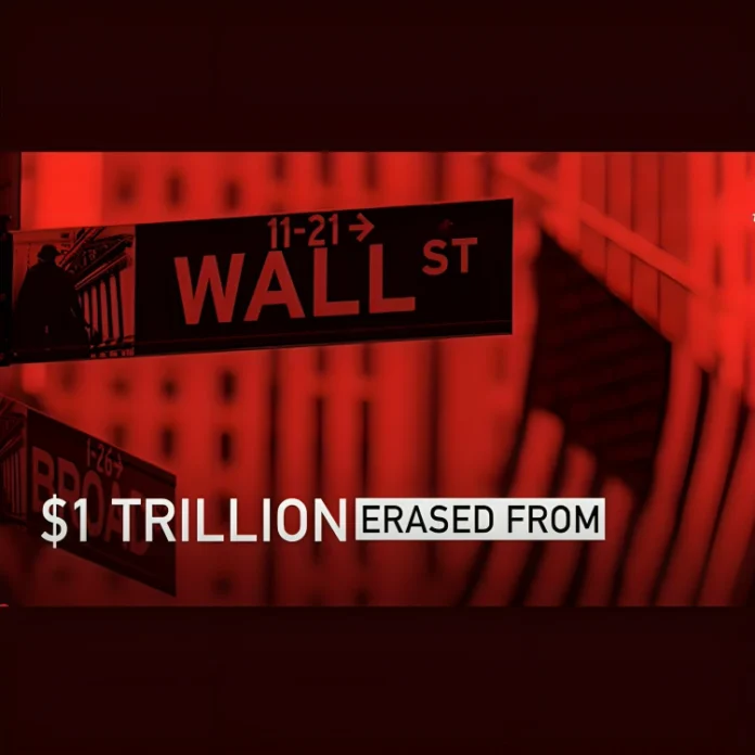 US stock market trillion loss DeepSeek launch
