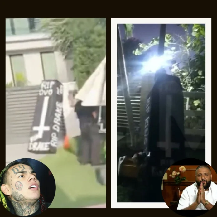 DJ Khaled 6ix9ine black coffin news