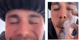 Justin Bieber Takes a Hardcore Puff of Backwoods Cigar in New Viral Clip Justin Bieber video smoking marijuana blunt