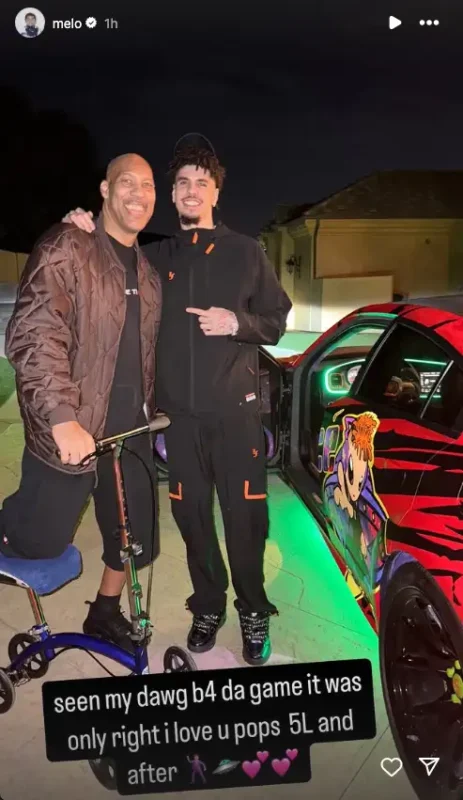 LaMelo Ball family news before Lakers game