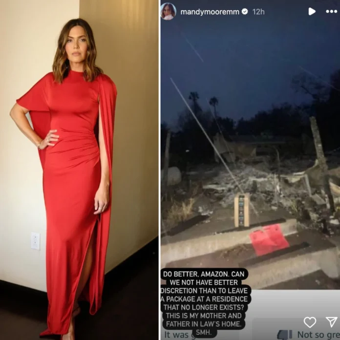 Mandy Moore complains about Amazon delivery