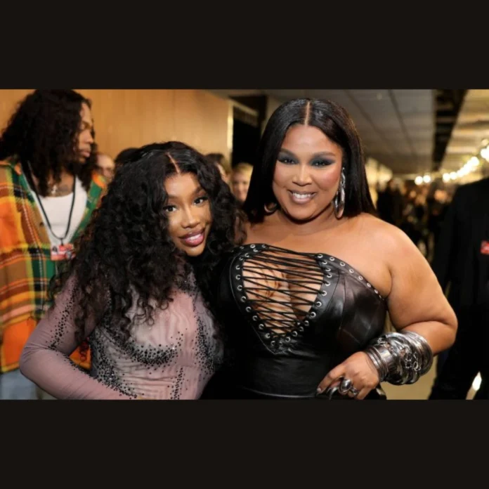 lizzo and sza rock band pussy lasers history