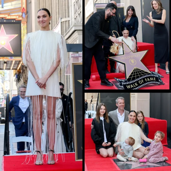 Gal Gadot Hollywood Walk of Fame star ceremony