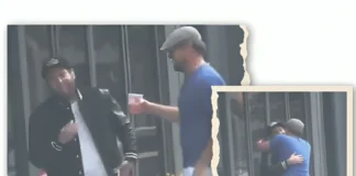 Leonardo DiCaprio Hilariously Pranks Jonah Hill by Pretending to Be a Fan Leonardo DiCaprio scares Jonah Hill on the street