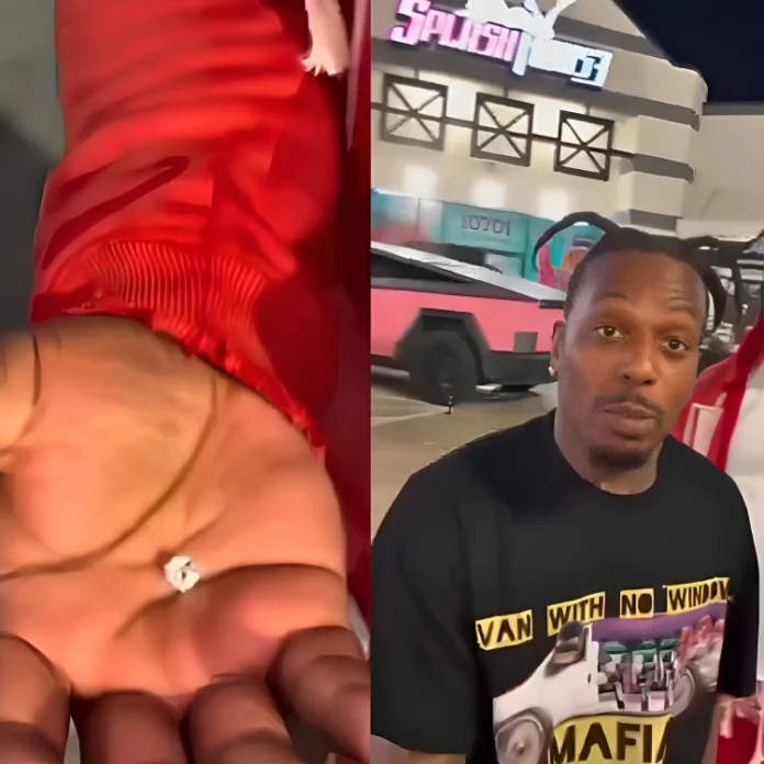 Sauce Walka lost diamond earring found