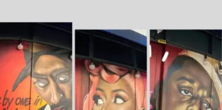 Tupac & Nicki Minaj Mural Spotted in South Korea tupac shakur nicki minaj mural pyeongtaek korea