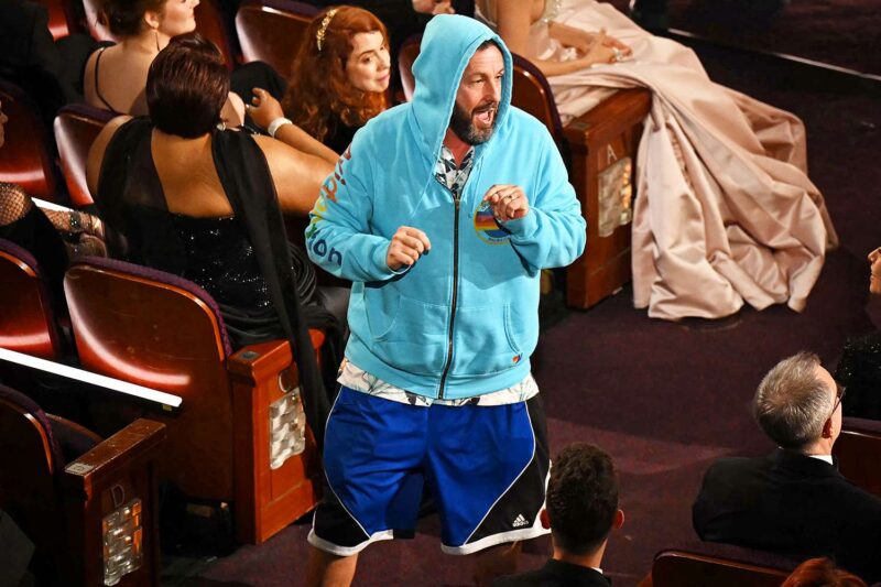 adam sandler hoodie oscars explained