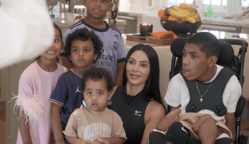 kardashian children response to disabled family member