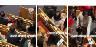 Backlash Erupts as Church Introduces Credit Card Payments During Offering churches use credit card machines for offerings