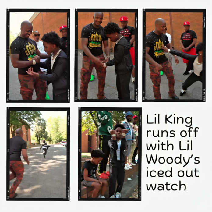 Lil King Just Snatch Lil Woody’s Iced Out Watch