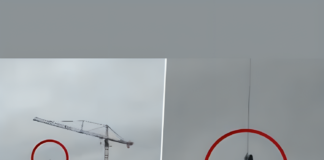 Watch: Man Boldly Swings From Construction Crane Over Downtown Austin man swinging from crane austin texas video