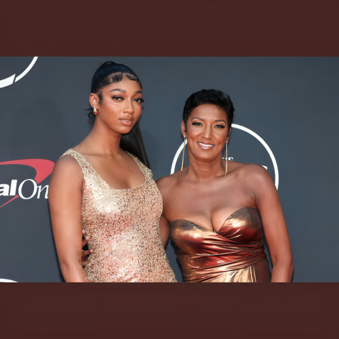 Angel Reese retires her mom at 22