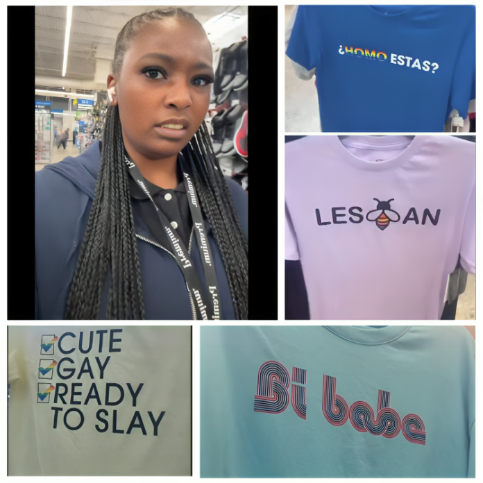 lesbian changes mind after pride month walmart shirts