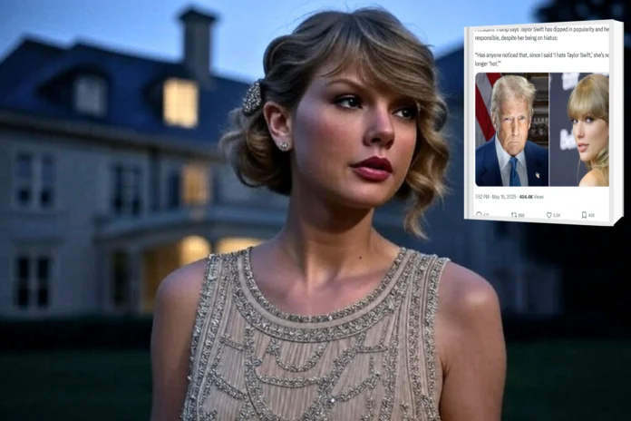 donald trump claims taylor swift lost popularity