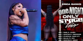 Rapper Erica Banks Launches $1,000 Private Dance Tour Across America erica banks stripping tour 2025