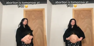 TikToker Sparks Outrage After Bragging She’s Ending Her Unborn Baby’s Life tiktoker celebrating announcement of killing (abortion) her own child