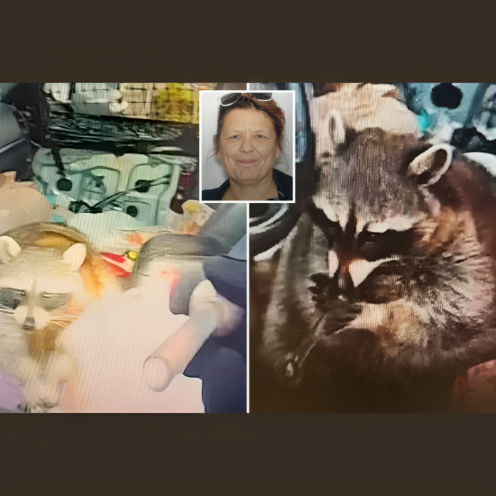 Raccoon found with meth pipe in driver's seat