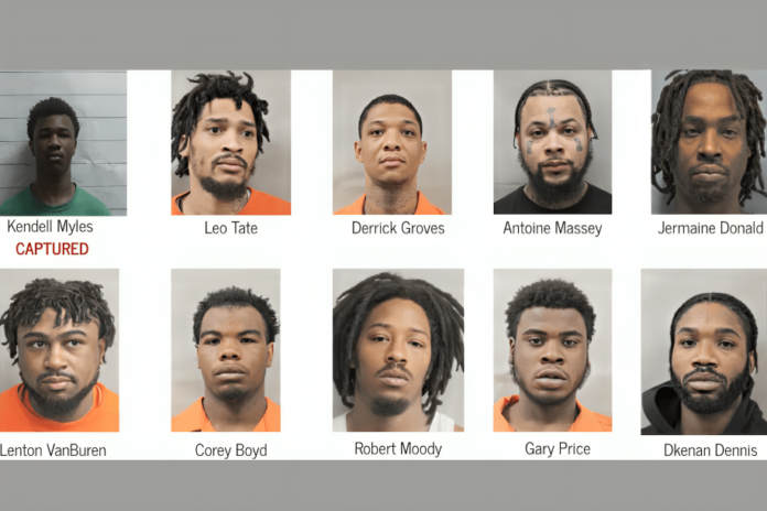 kendell myles robert moody dkenan dennis recaptured