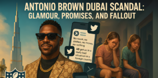 Antonio Brown Accused of Trafficking After Allegedly Scamming Escorts With Dubai Shopping Lie antonio brown promised shopping spree to escorts