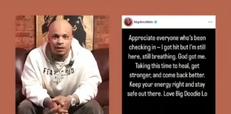 OTF Rapper Doodie Lo Finally Speaks After Atlanta Shooting doodie lo shooting atlanta update