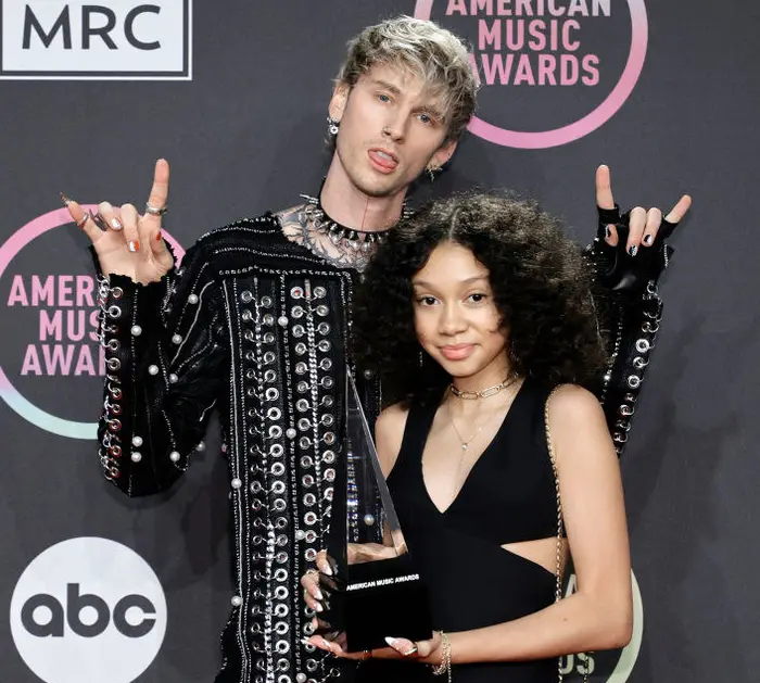 mgk shares moment of daughter djing birthday