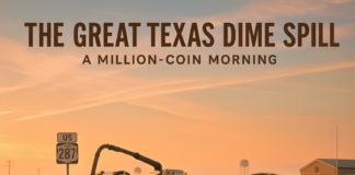 Truck Flips in Texas, Spilling 8 Million Dimes Worth $800,000 truck flips in texas spilling 800000 dollars in dimes