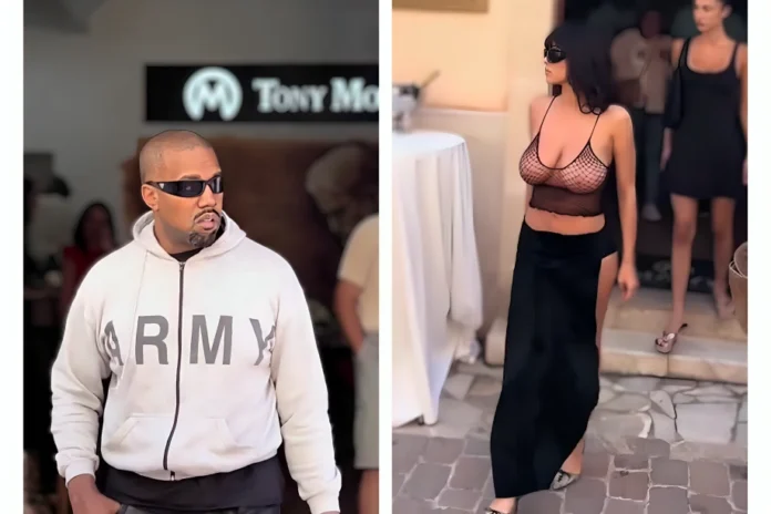 ye and bianca censori mallorca vacation photos