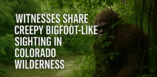 Witnesses Share Creepy BigFoot-Like Sighting in Colorado Wilderness bigfoot sighting near upper colorado river