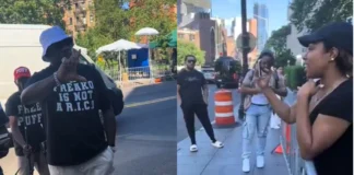 “A Freako Is Not a Rico” T-Shirts Worn by Diddy Supporters Spark Buzz at Today’s Hearing diddy supporters wear a freako is not a rico shirt