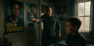 Dad Explodes After Finding NBA YoungBoy Poster in 10-Year-Old’s Room dad angry over youngboy poster in son's room