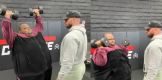 Dave Blunts Hits the Gym with Bradley Martyn dave blunts gym workout with bradley martyn