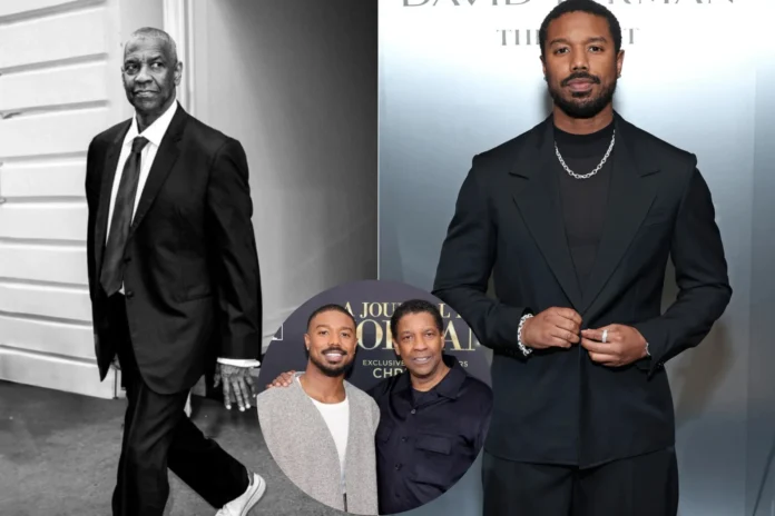 michael b jordan denzel washington social media advice