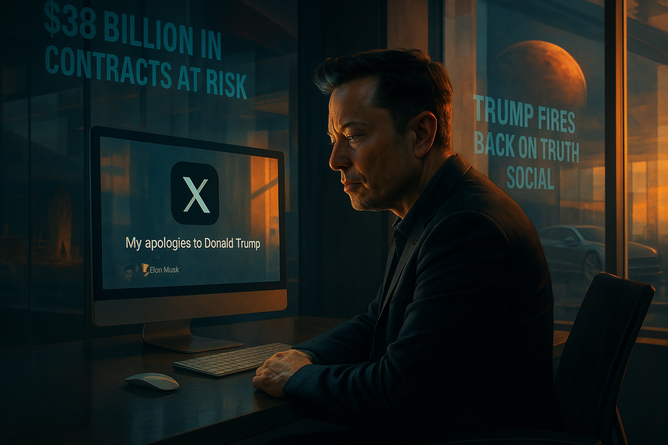 Elon Musk Says He Regrets Some of His X Posts About Donald Trump ...