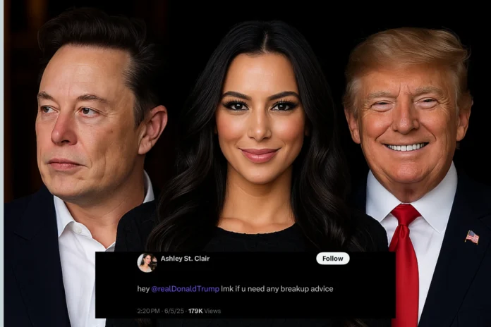 ashley st clair tells trump to call her about elon