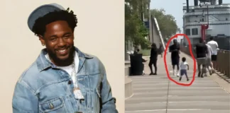 Mom Shocked as Her Kid Ditches Her to Jog With Kendrick Lamar After Unexpected Street Sighting kid runs with kendrick lamar during jog