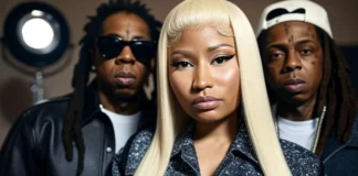 Nicki Minaj Calls Out Jay-Z and Roc Nation for Picking Kendrick Over Lil Wayne nicki minaj disses jay z super bowl performance