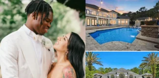 Travis Hunter Buys $3.275M Jacksonville 13-room Mansion With Wife Leanna travis hunter leanna jacksonville new mansion price