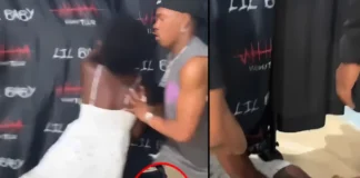 Woman Faints from Excitement While Meeting Rapper Lil Baby at Meet-and-Greet Event woman faints meeting Lil Baby